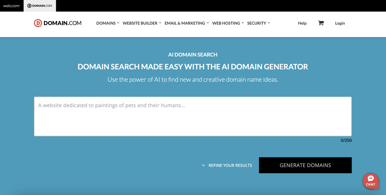 AI Domain Generator