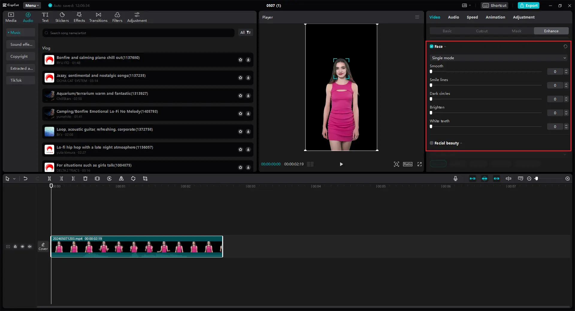 CapCut video editor