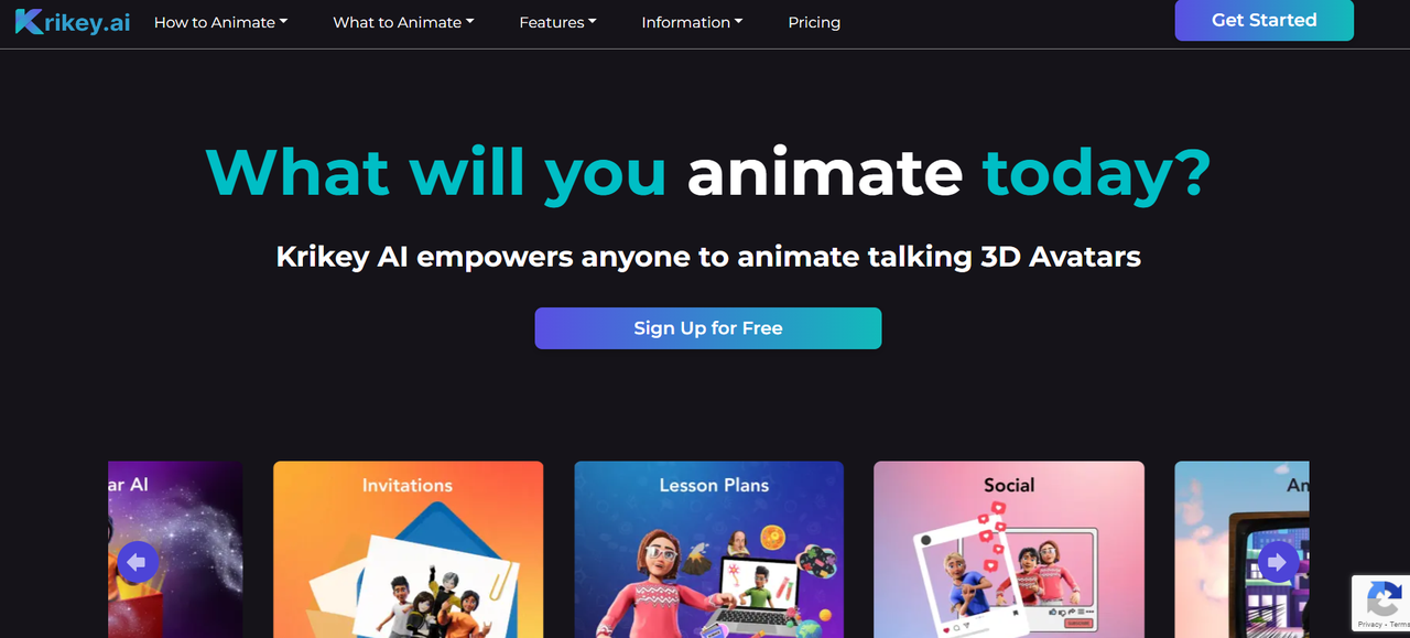 Krikey animated video maker ai