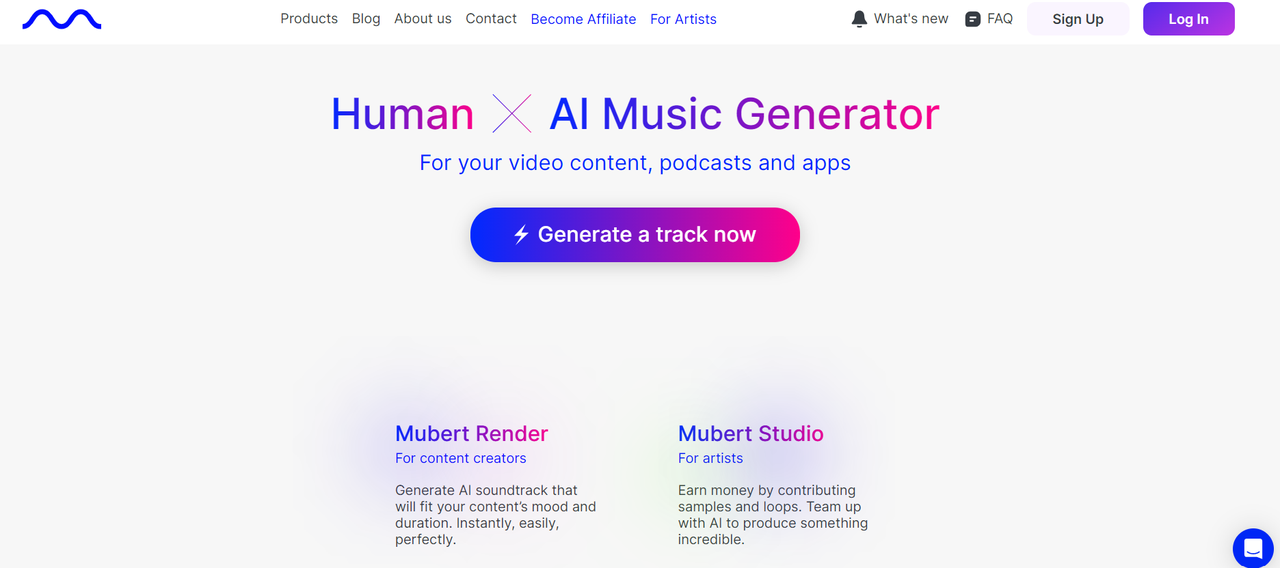  Mubert ai program free