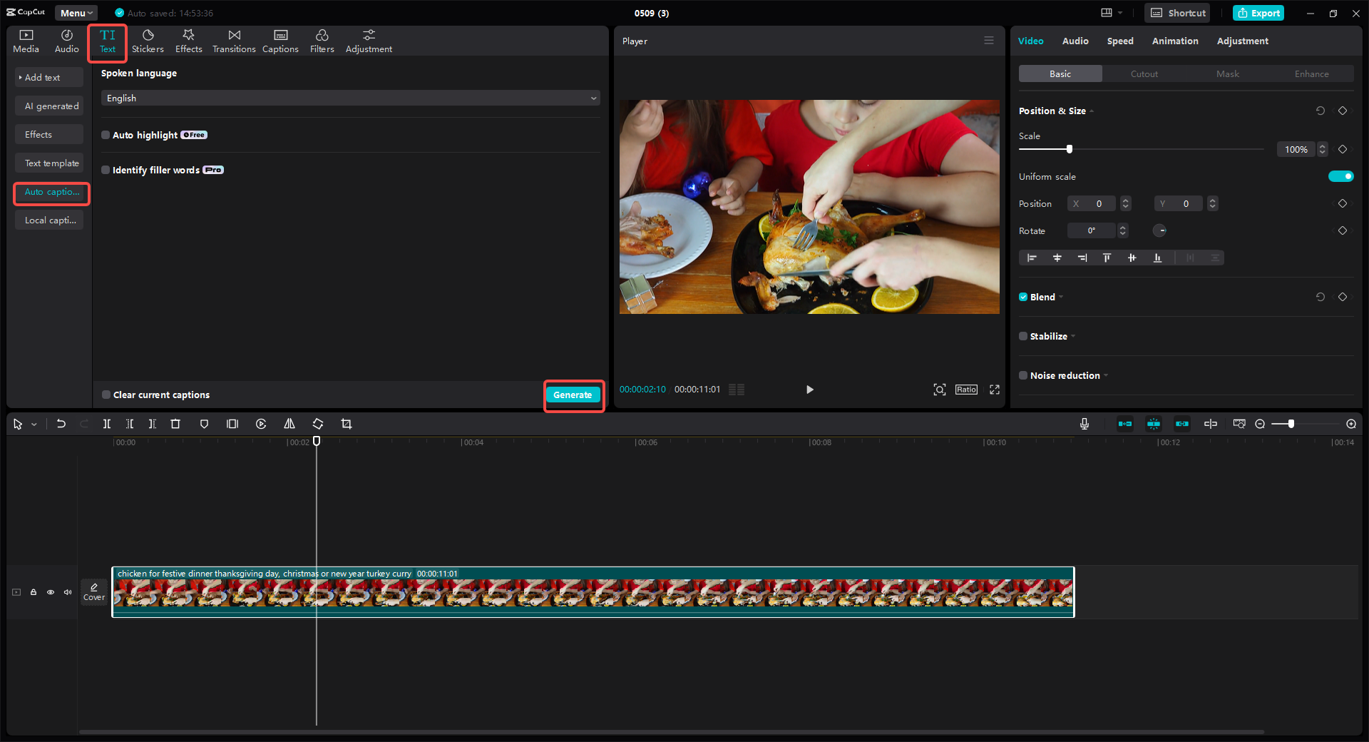 CapCut video editor