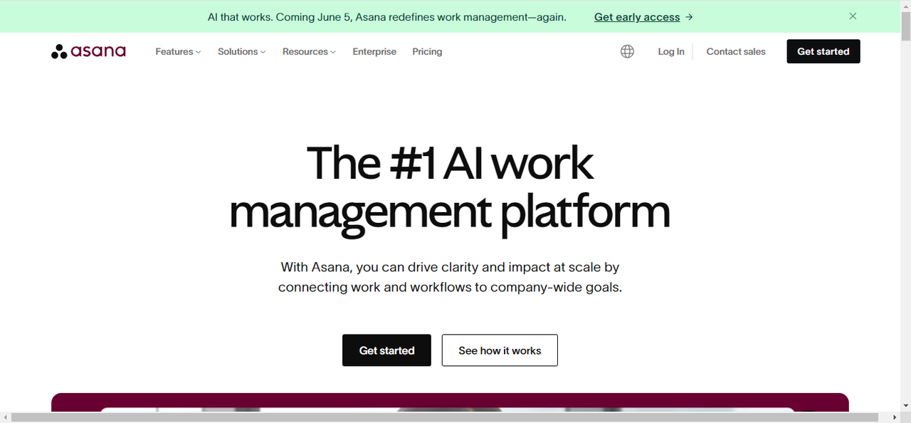 Asana’s interface