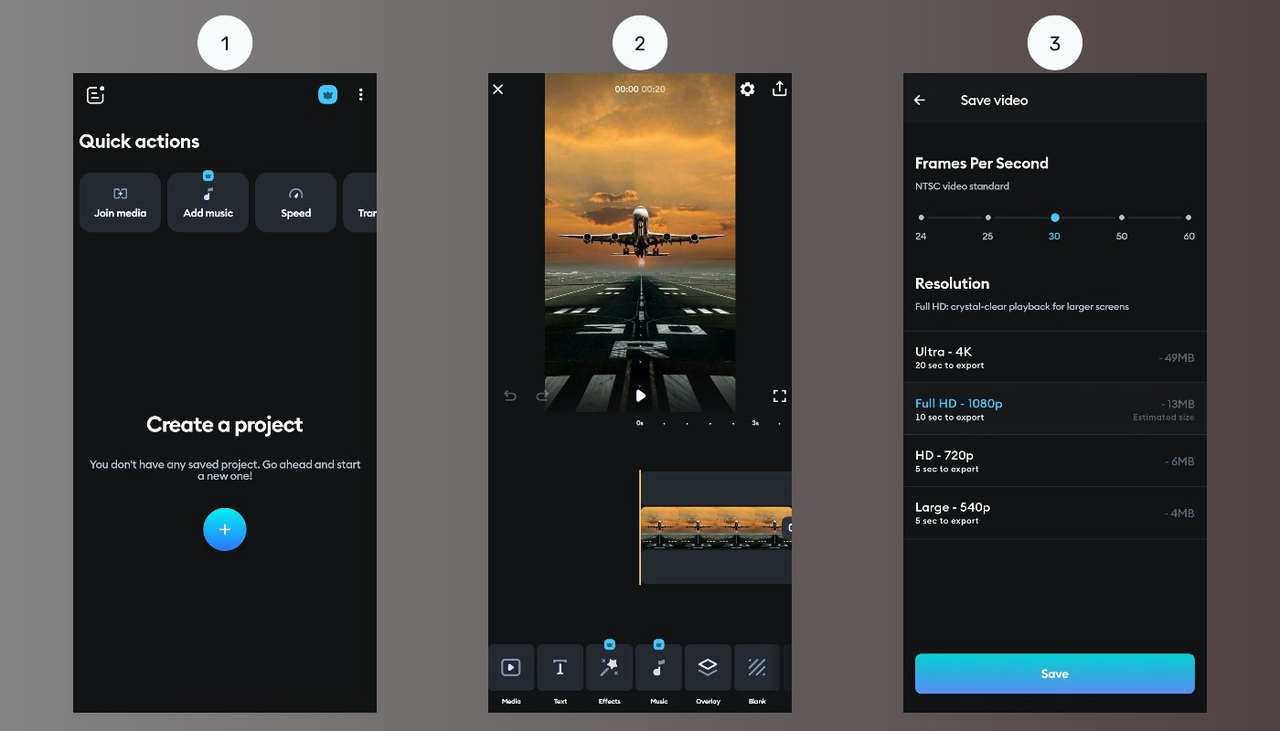 How to create videos with photos using Splice video editing app