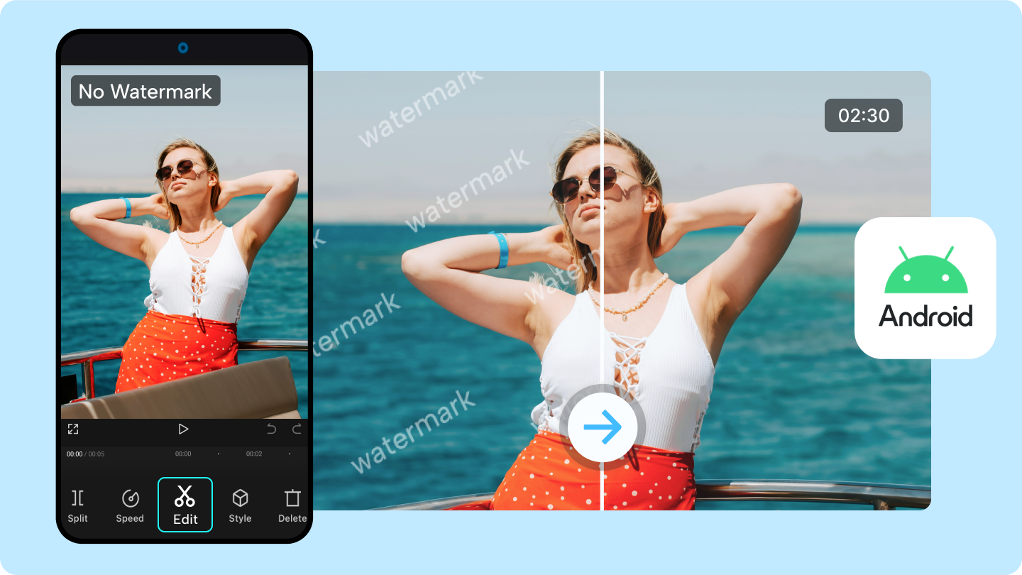best video editing app for Android without watermark