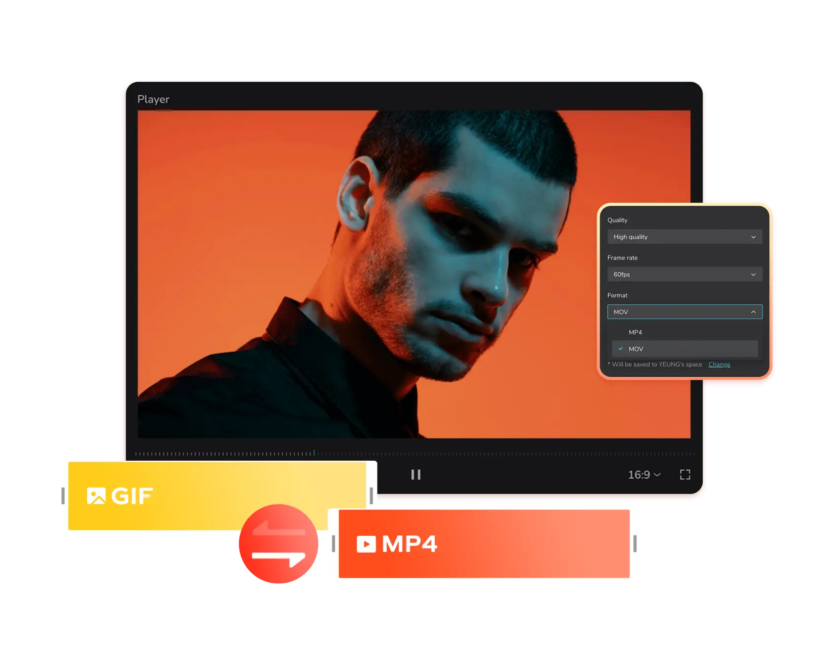 Convierte GIF a MP4 gratis en línea para una reproducción perfecta en  cualquier dispositivo