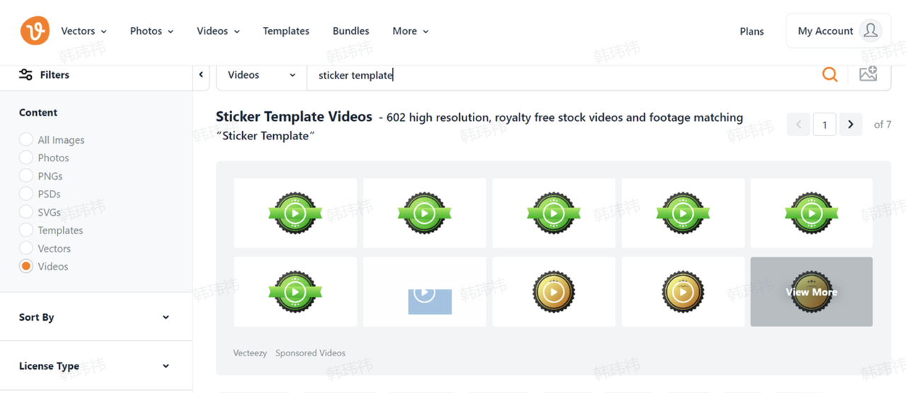 Getting sticker templates free downloaded using Vecteezy