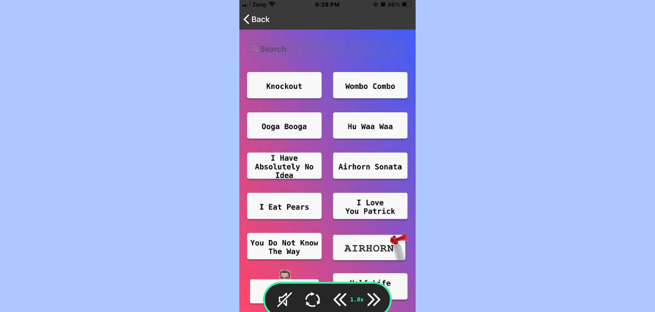 Yeet meme soundboard app