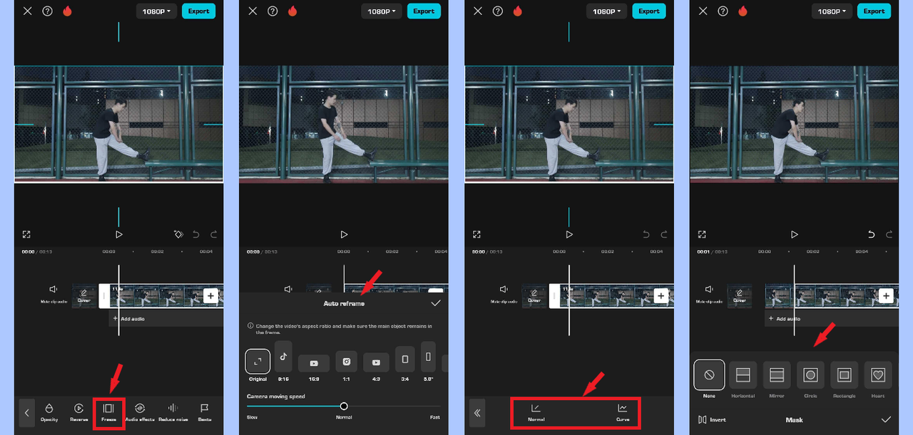 Advanced features in CapCut