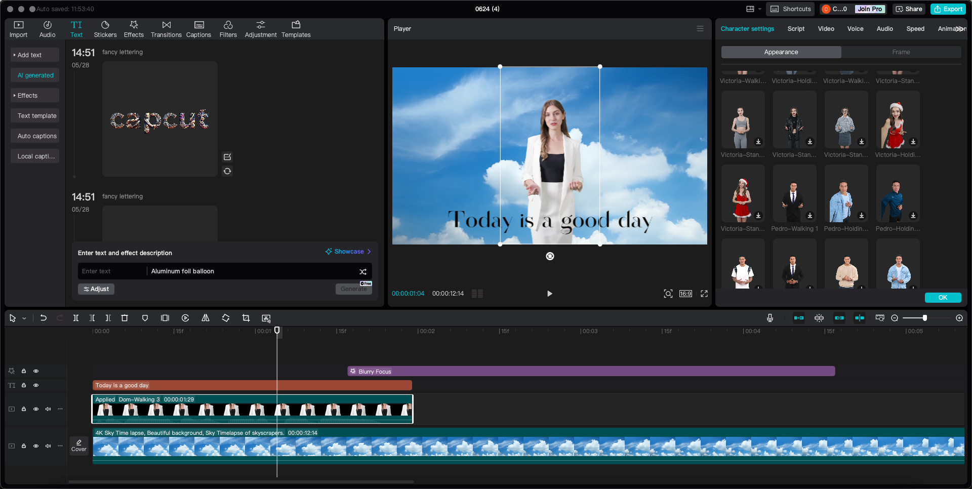 CapCut video editor