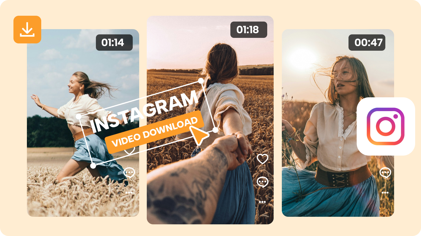 Instagramのリールをカメラロールに保存する方法