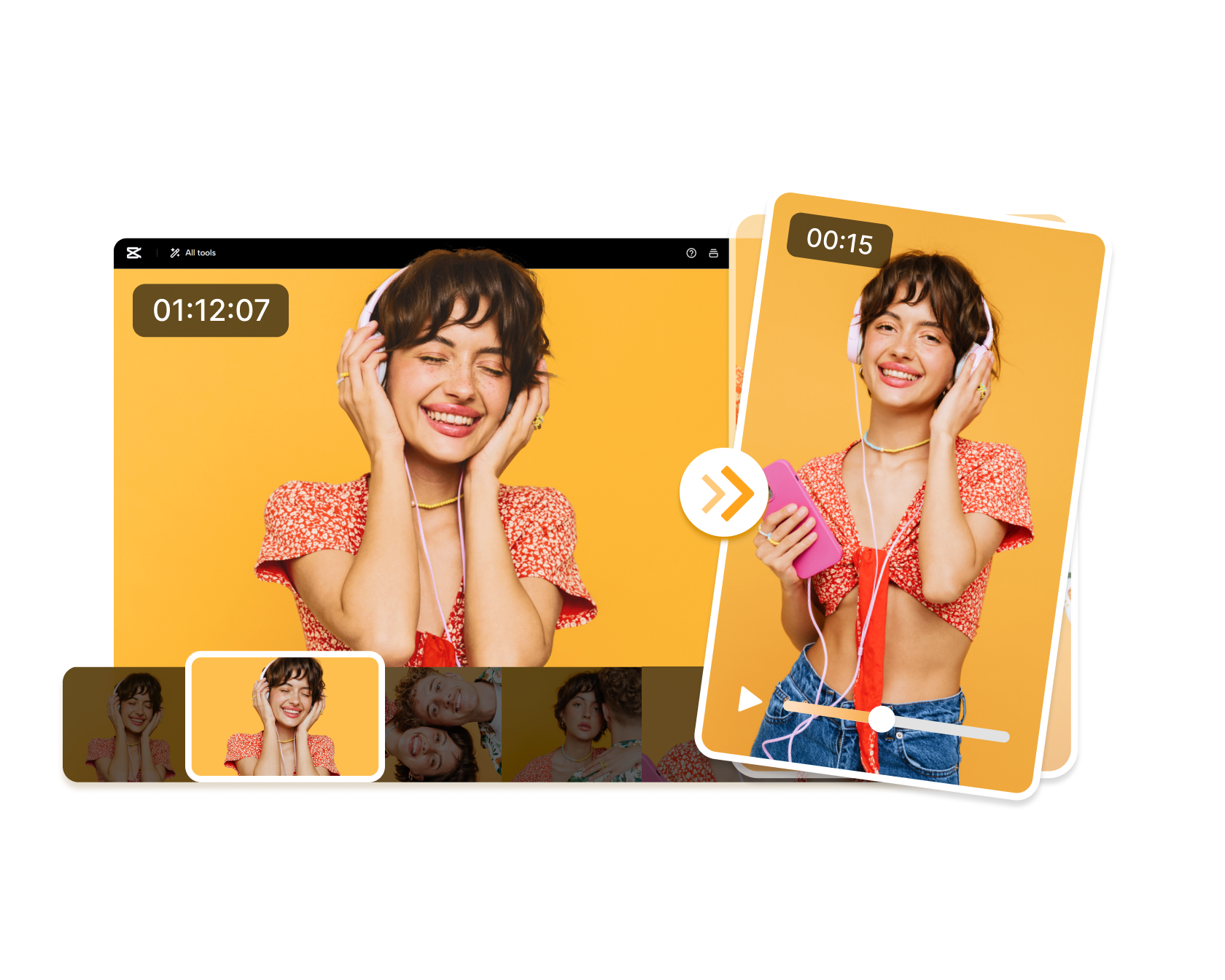 Convert Long Videos to Short Videos by AI