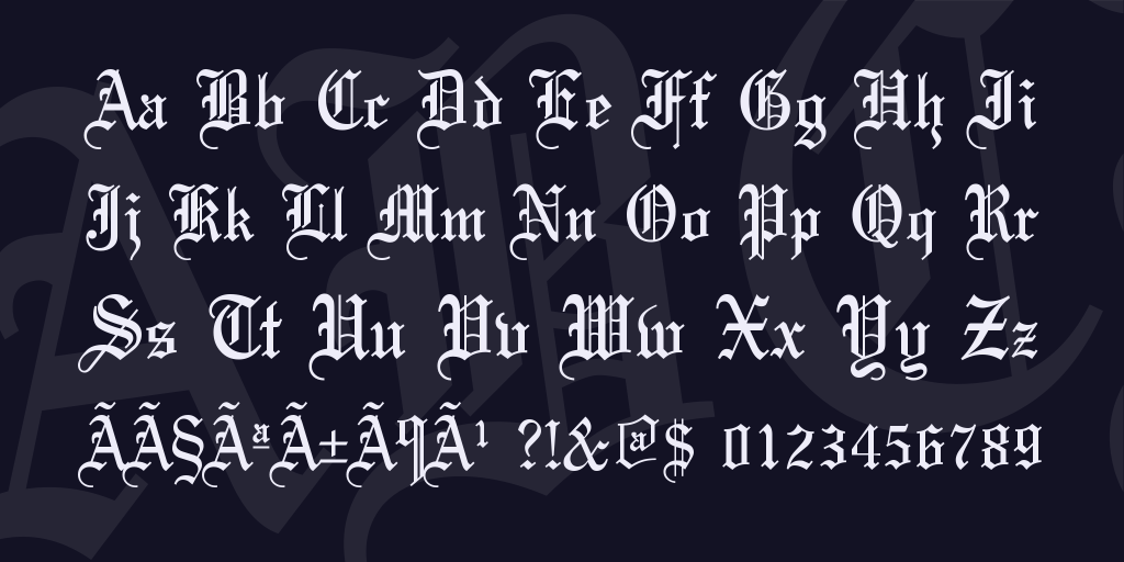 Why old english font text generator