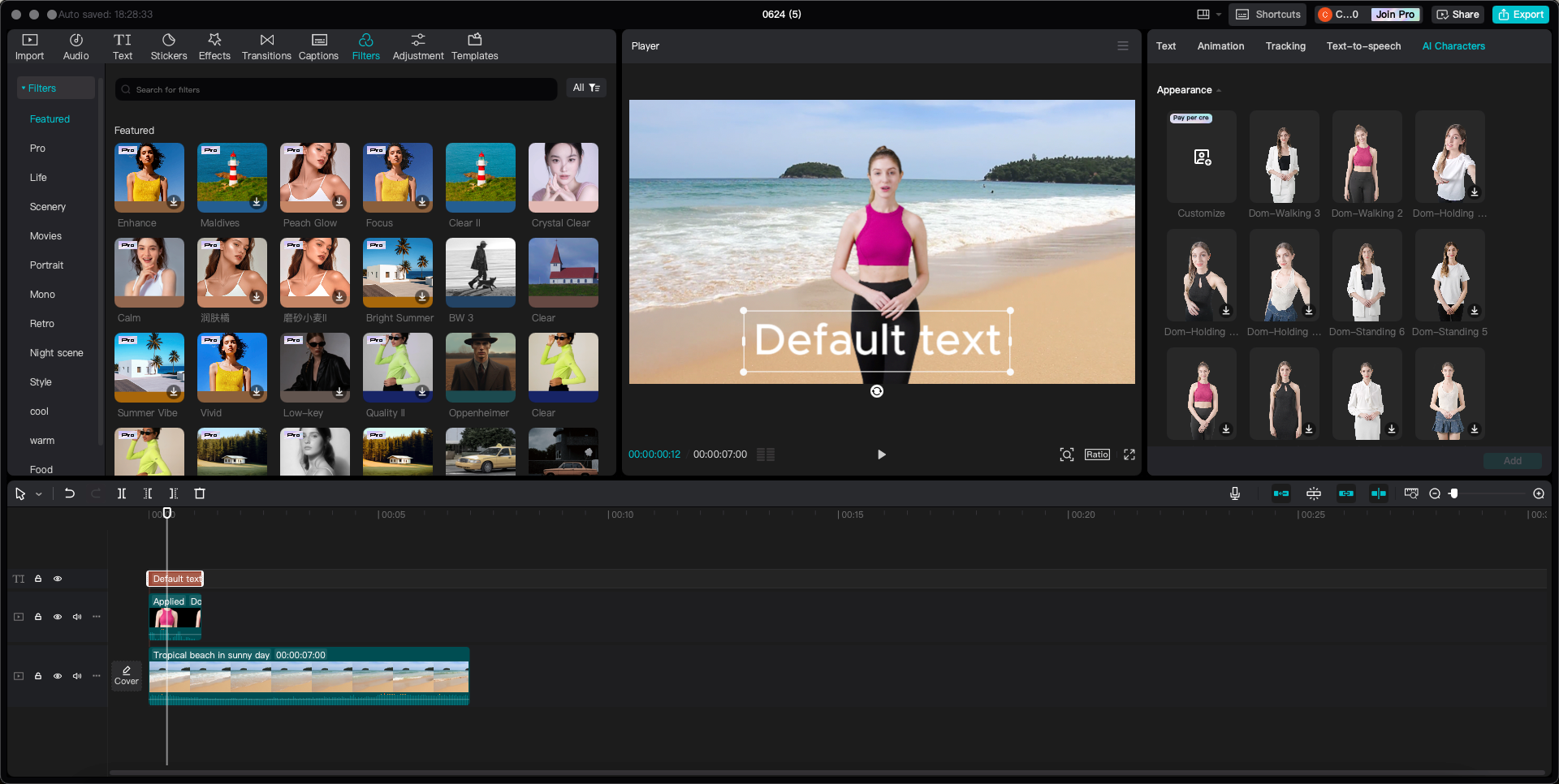 CapCut video editor