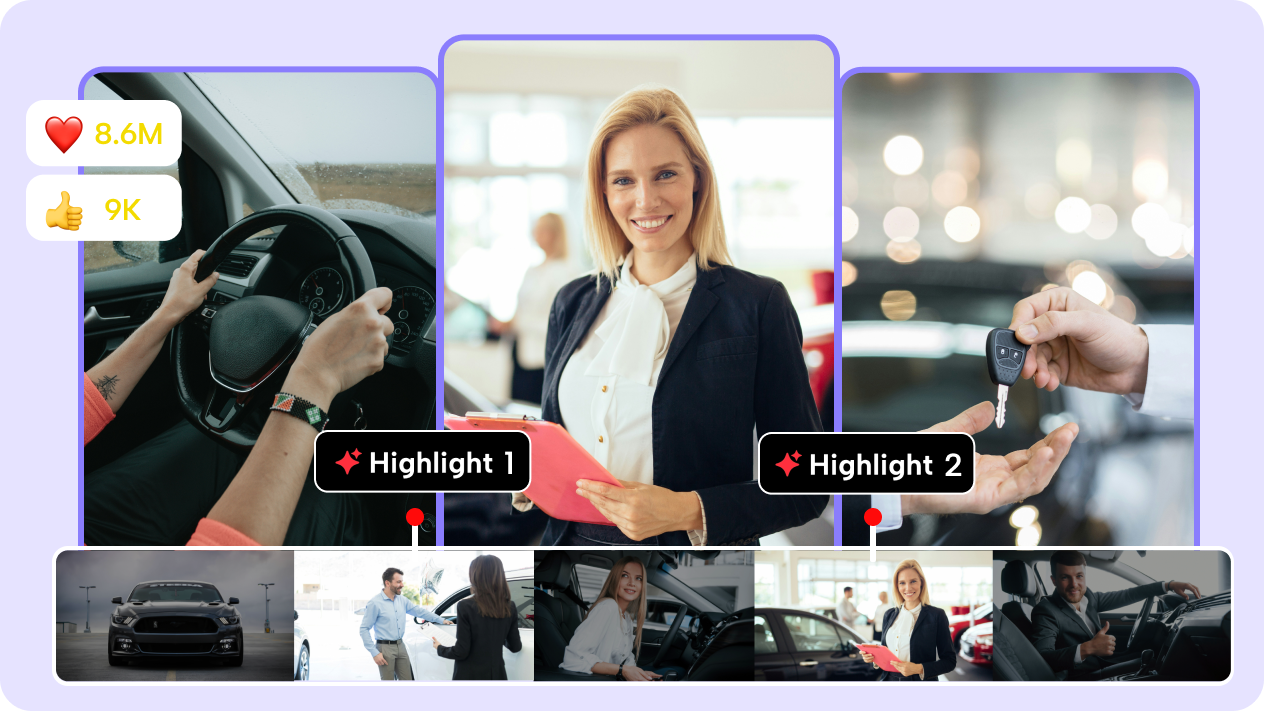 Online Auto Reel Maker for Free