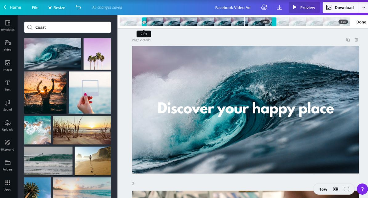 Generating videos and graphics using Canva - a robust alternative to Runway