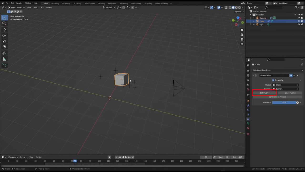 Adding 3D object into Blender's object motion tracking