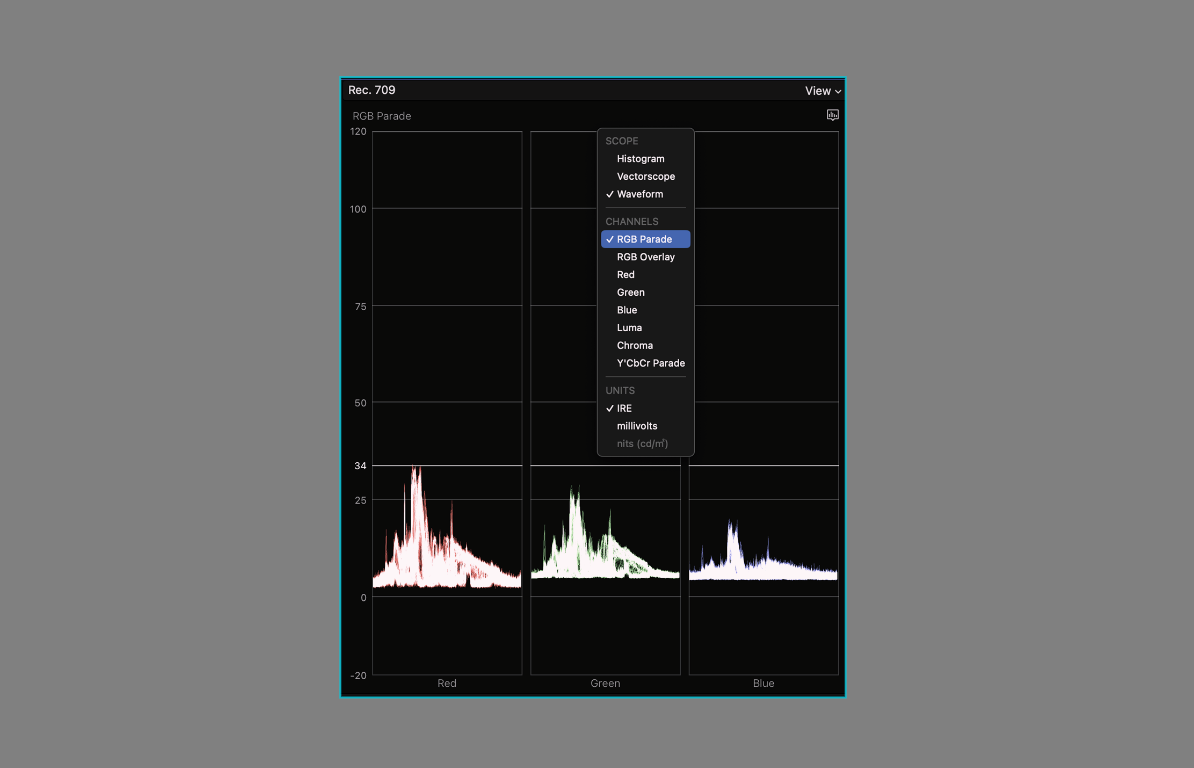  Using video scopes for accurate color grading in Final Cut Pro