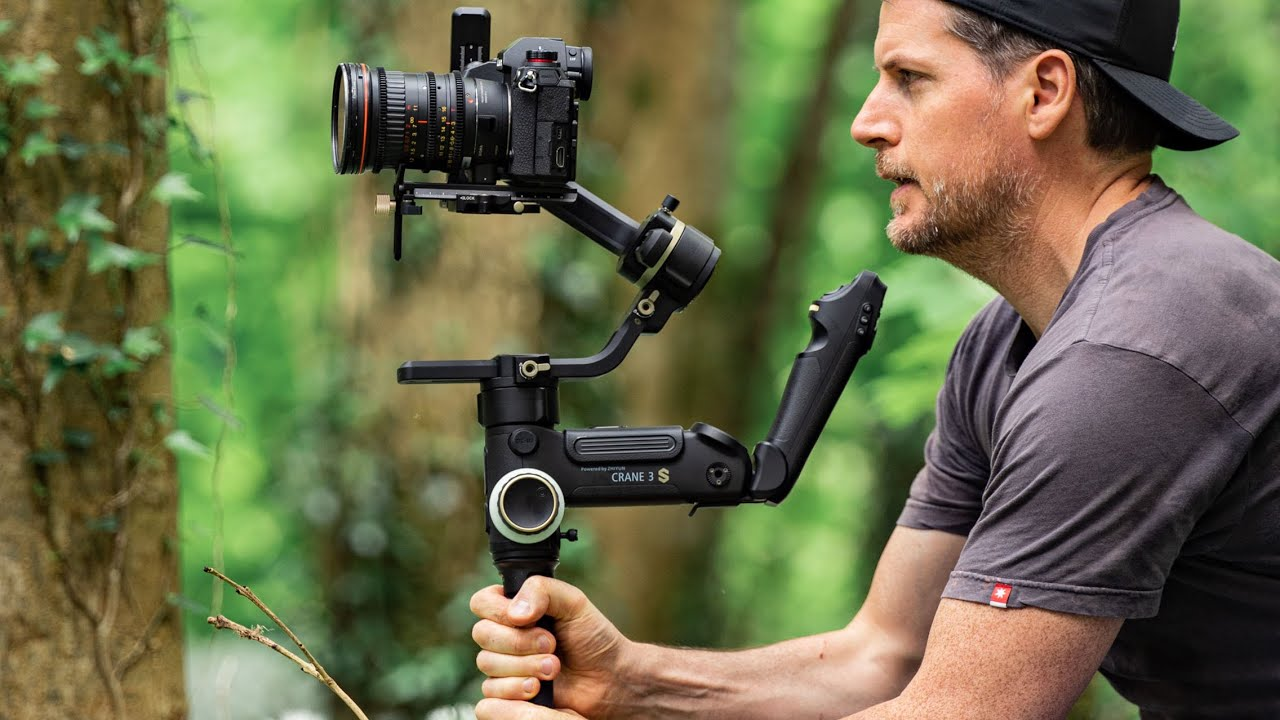 Gimbal tracking shot