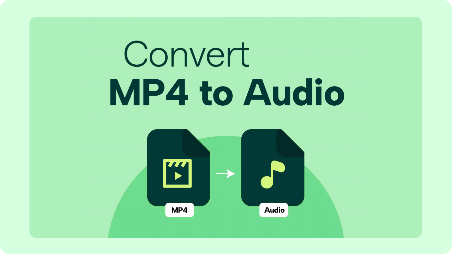 Konvertera MP4-video till ljud
