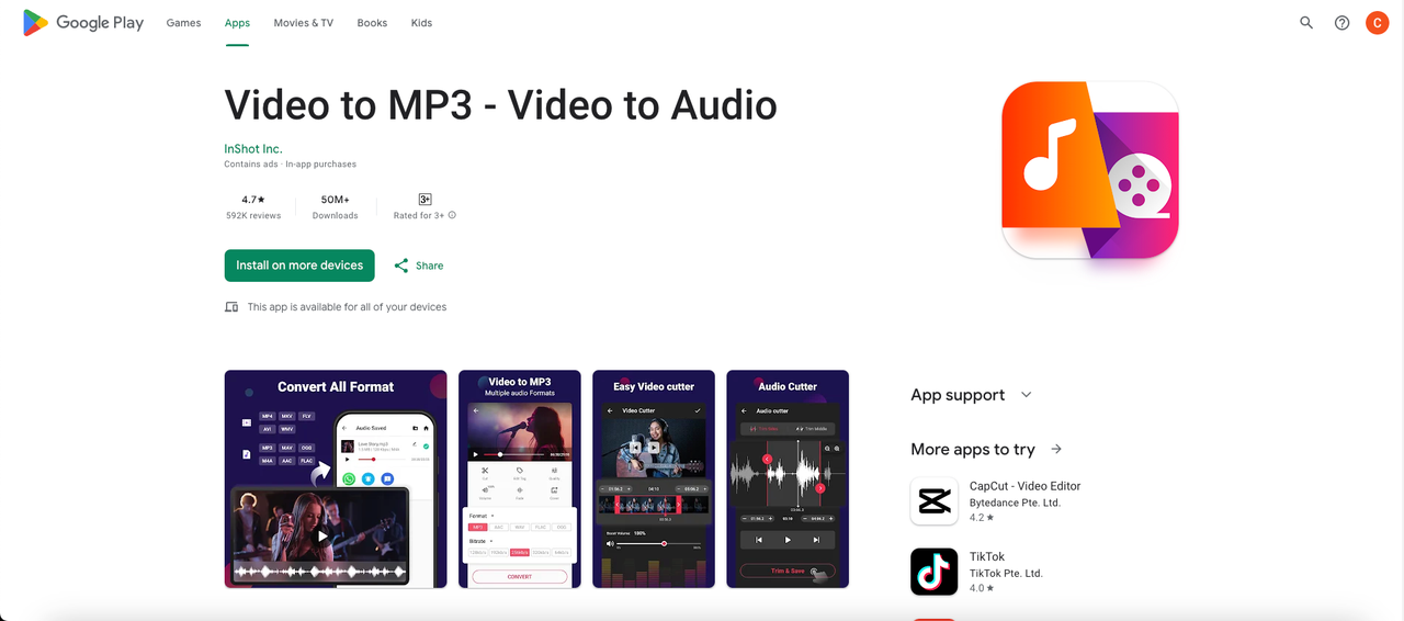 Video to MP3 - Video to Audio