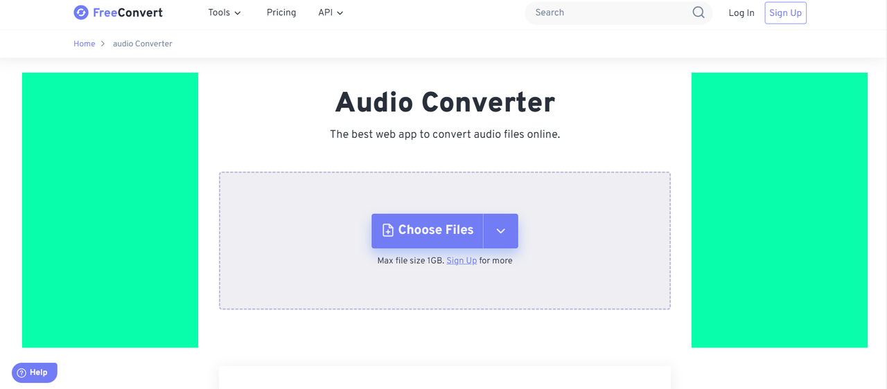 FreeConvert free aac to mp3 converter