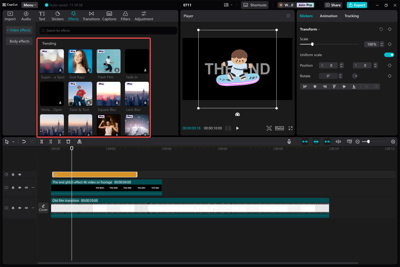 CapCut desktop video editor is the best tool for overlay video edit