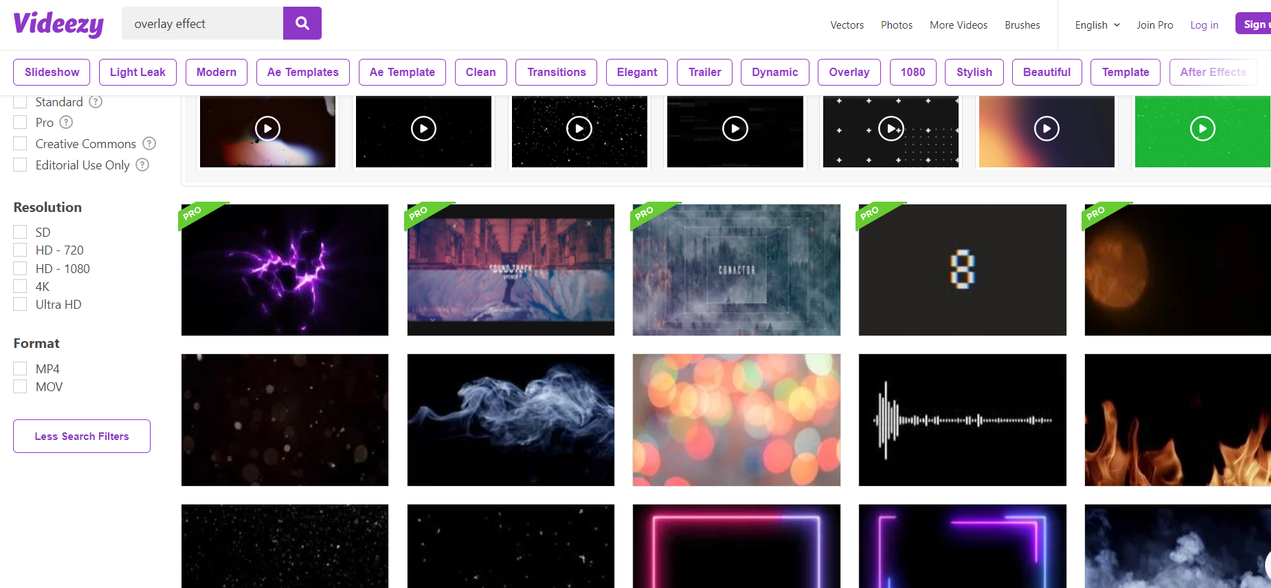  Videezy provides a comprehensive library of high-quality overlay video effects