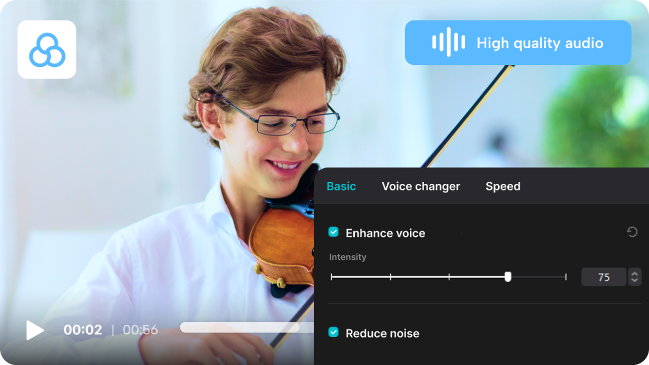 Effortlessly enhance your audio and video quality