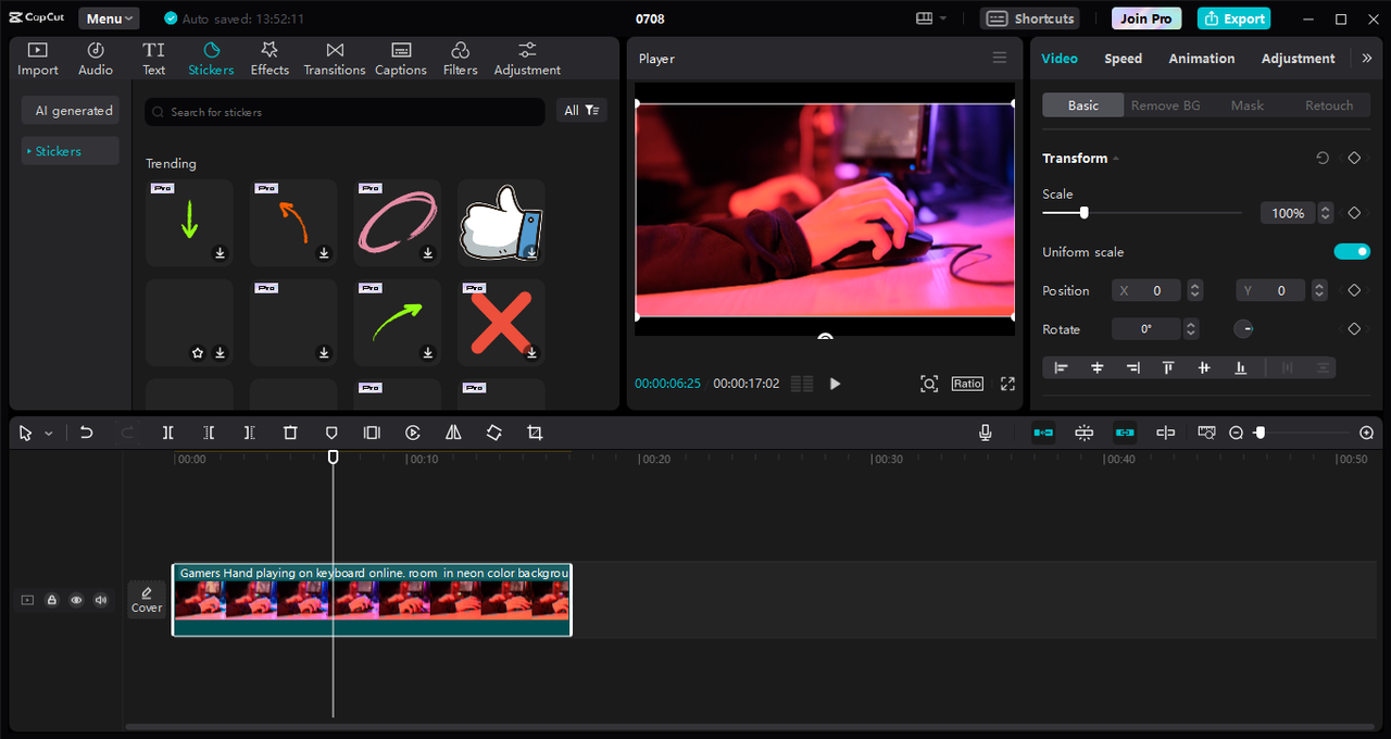 CapCut desktop video editor interface – a popular tool for professional music management