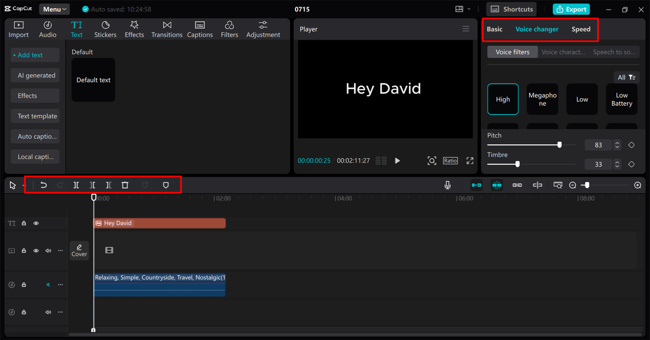 Creating a personalized ringtone with the CapCut desktop video editor 