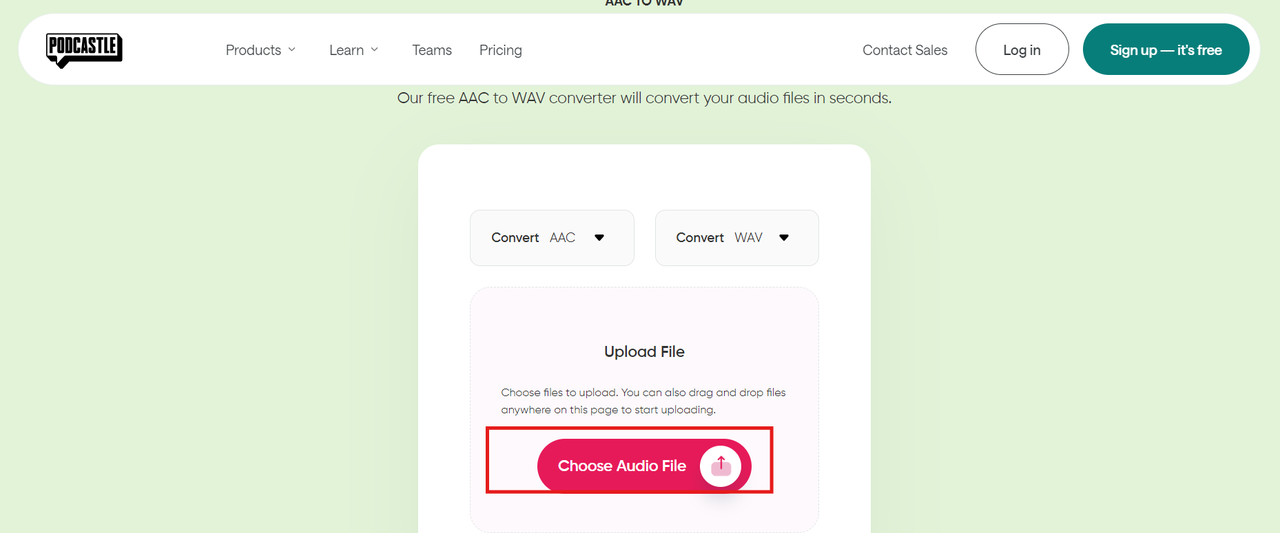 aac to wav converter free