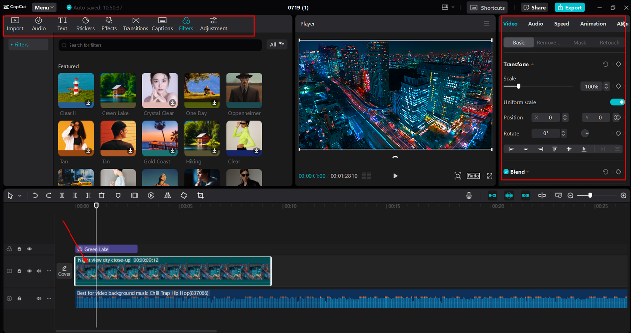 CapCut desktop video editor is best at editing documentary films