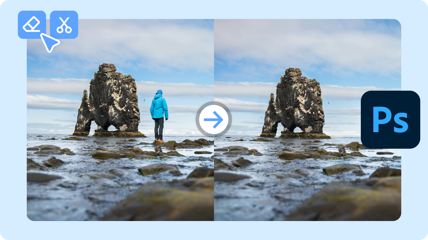 how to remove an object in photoshop