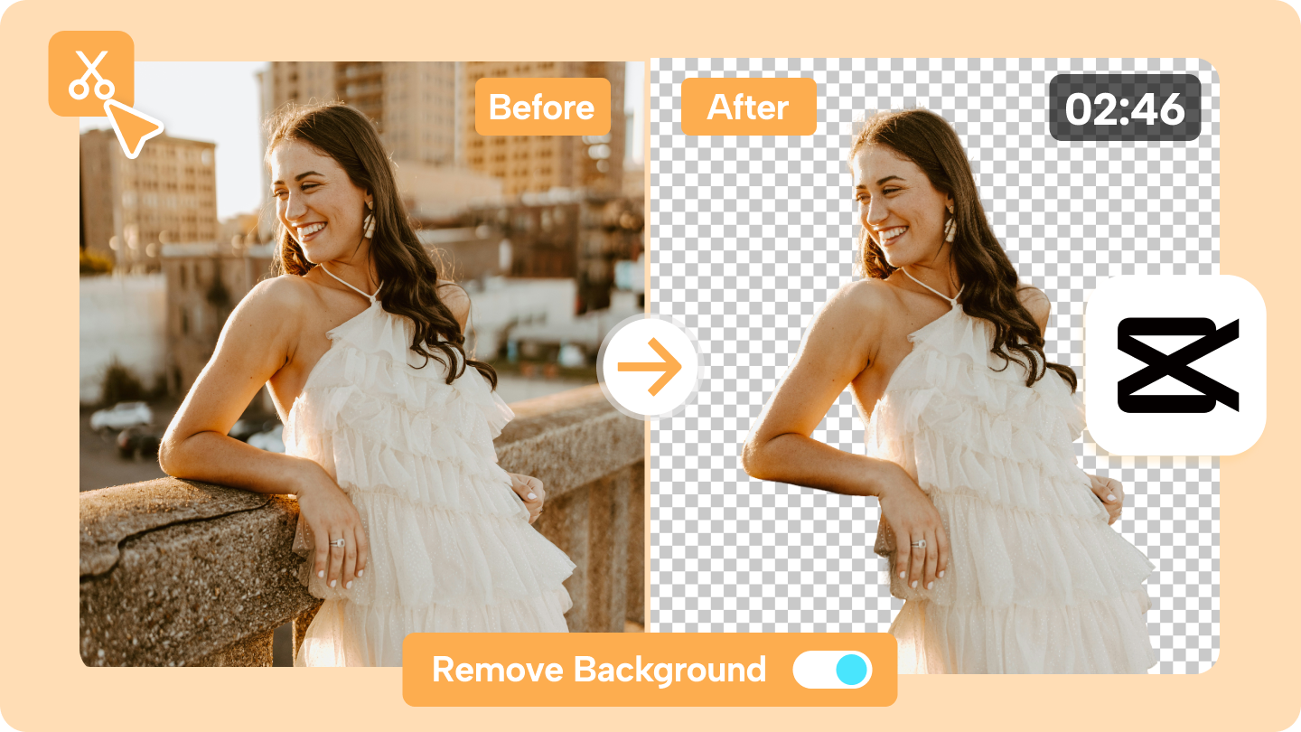 how to remove background in CapCut