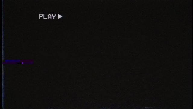 VHS play overlay