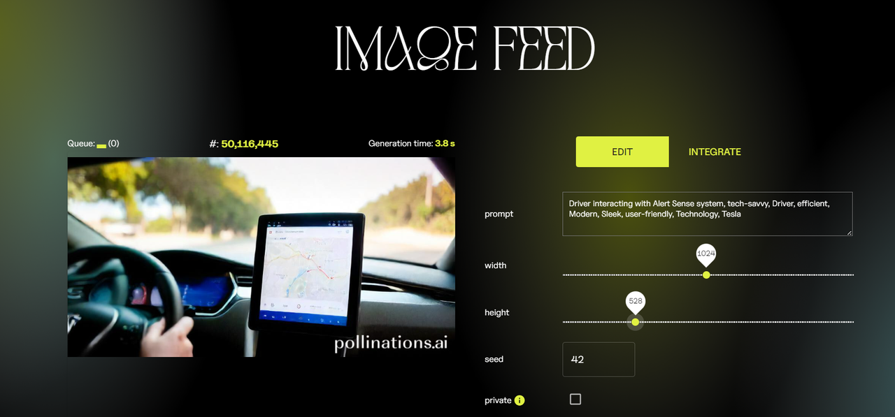 Pollinations AI best free online ai art generator