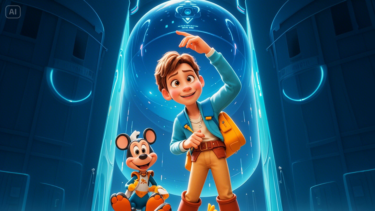 Disney posters AI