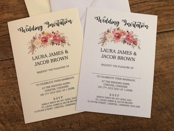 wedding details card available for purchase online