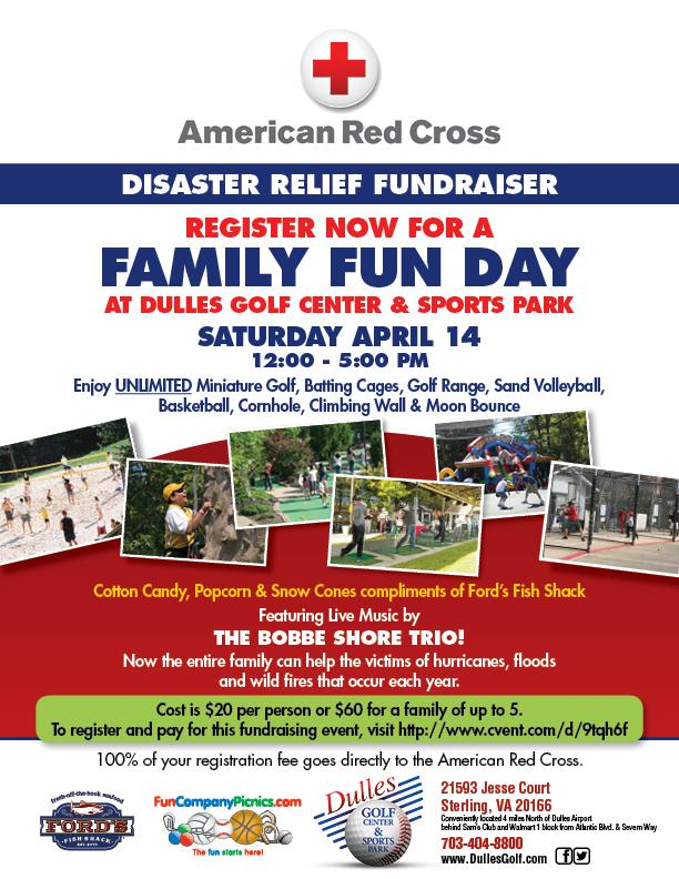 Red Cross flyer fundraiser