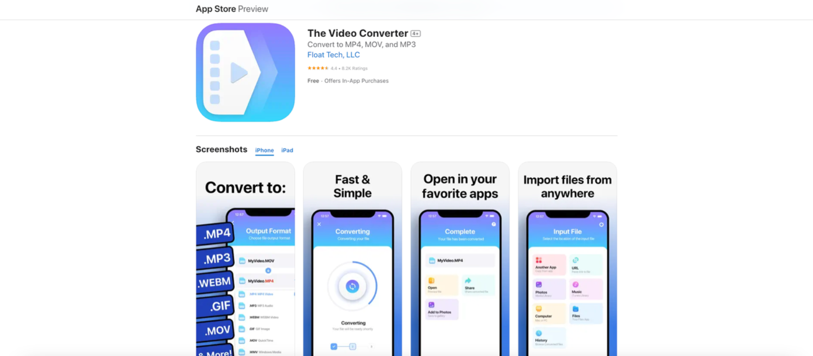 Video Converter app 