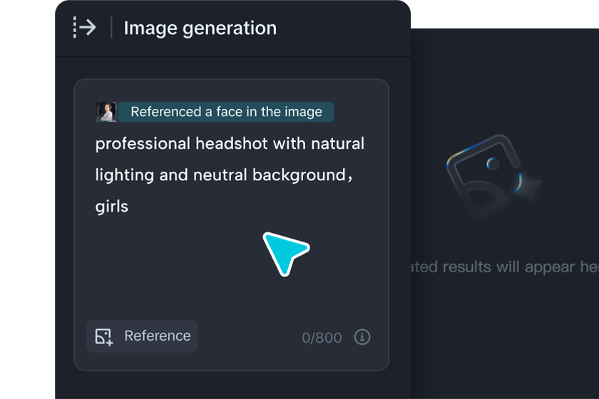 Passo 1: Inserisci il prompt di AI headshot / image to image