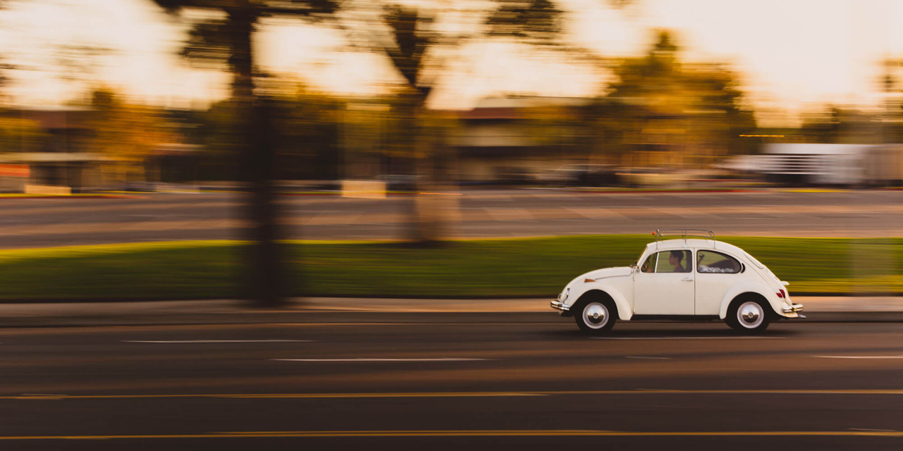 Example of motion blur photography