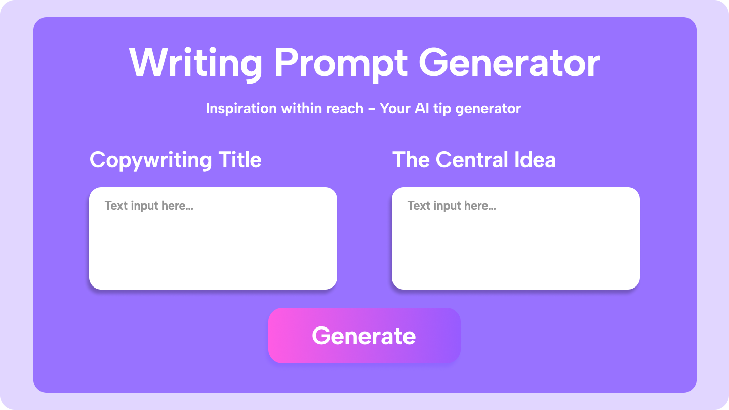 Writing Prompt Generators