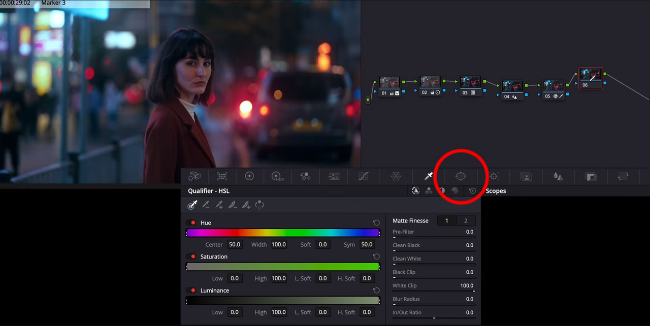 Advanced color grading