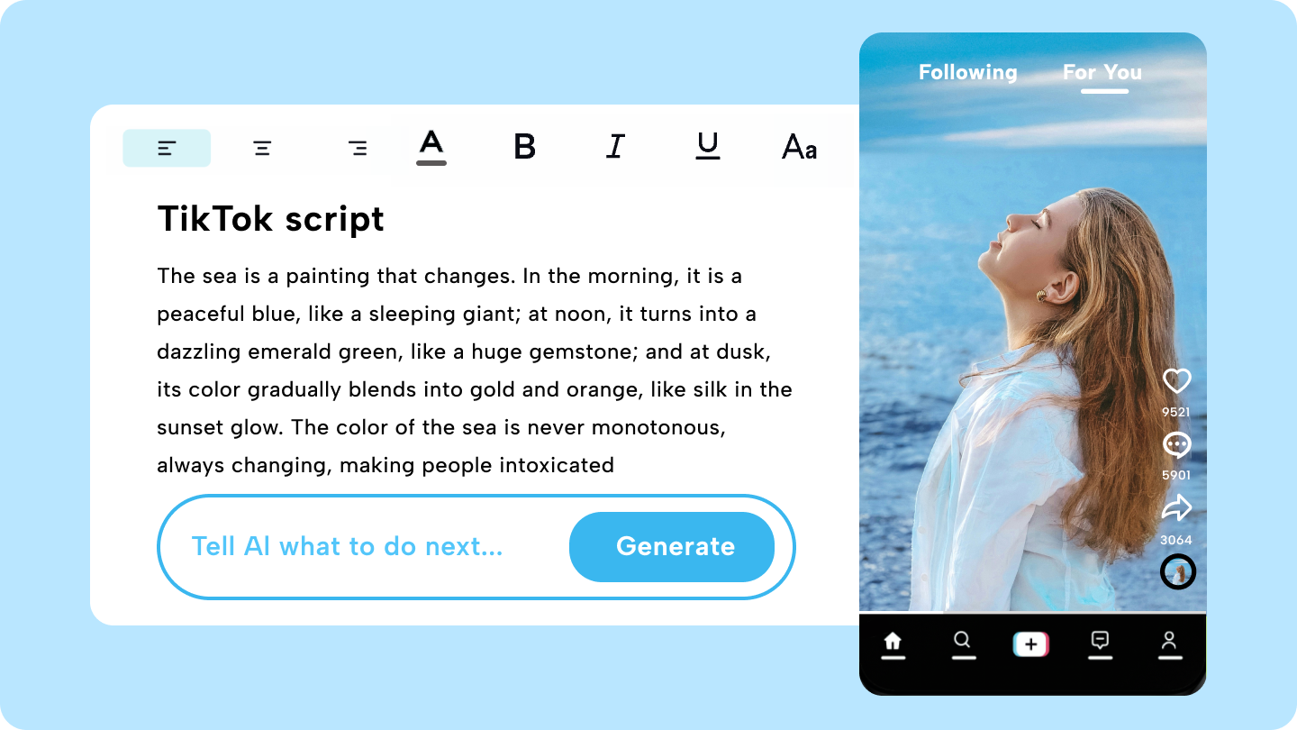 tiktok script generator