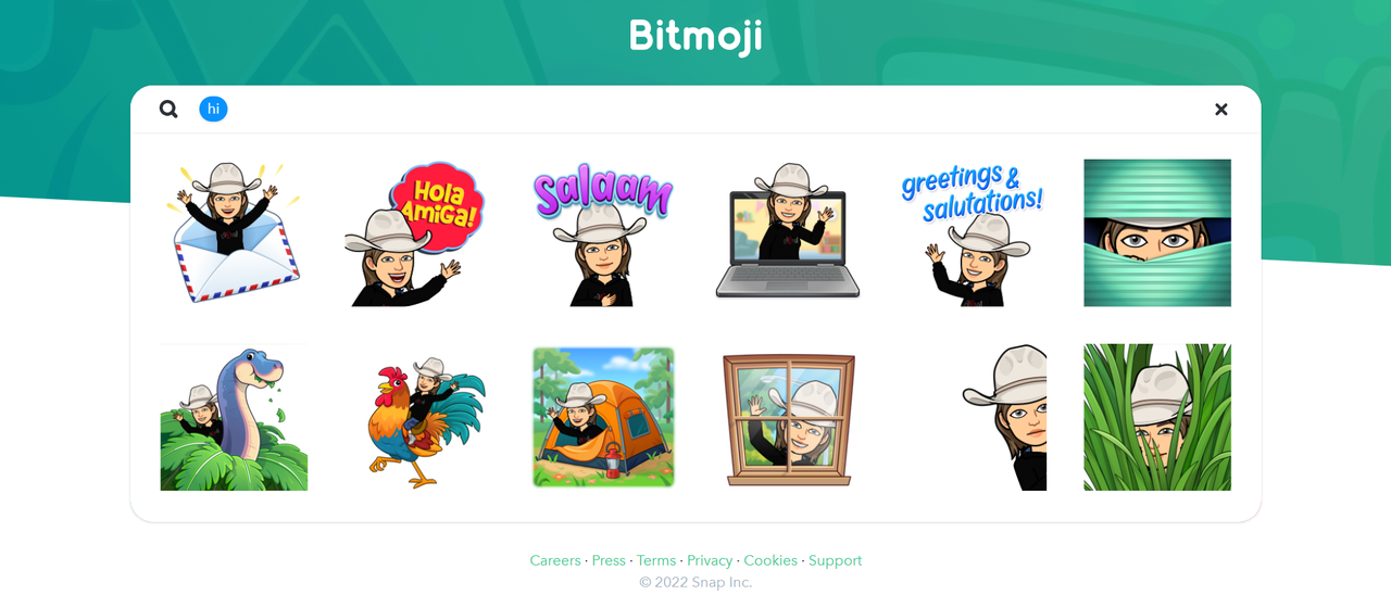 Emojis by Bitmoji