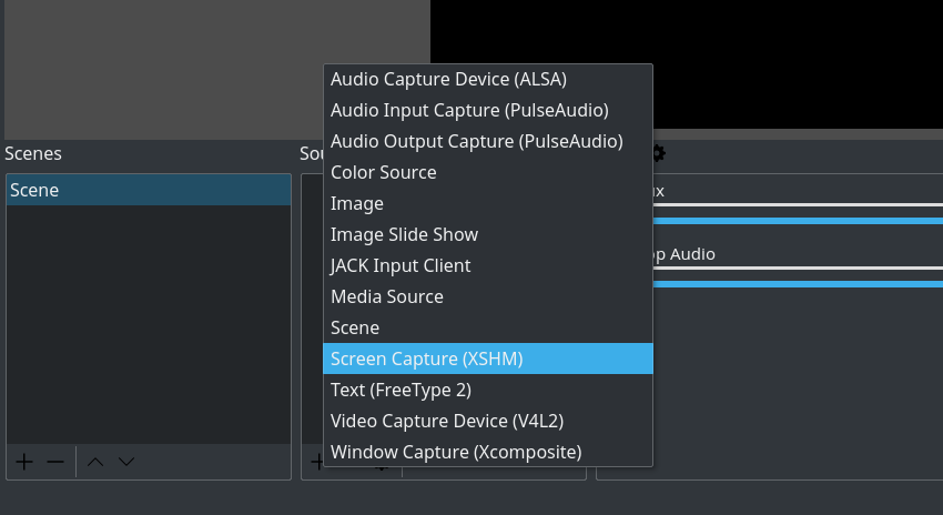 Adding video source for green screen in OBS