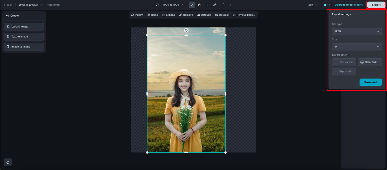 how to overlay two images using Dreamina