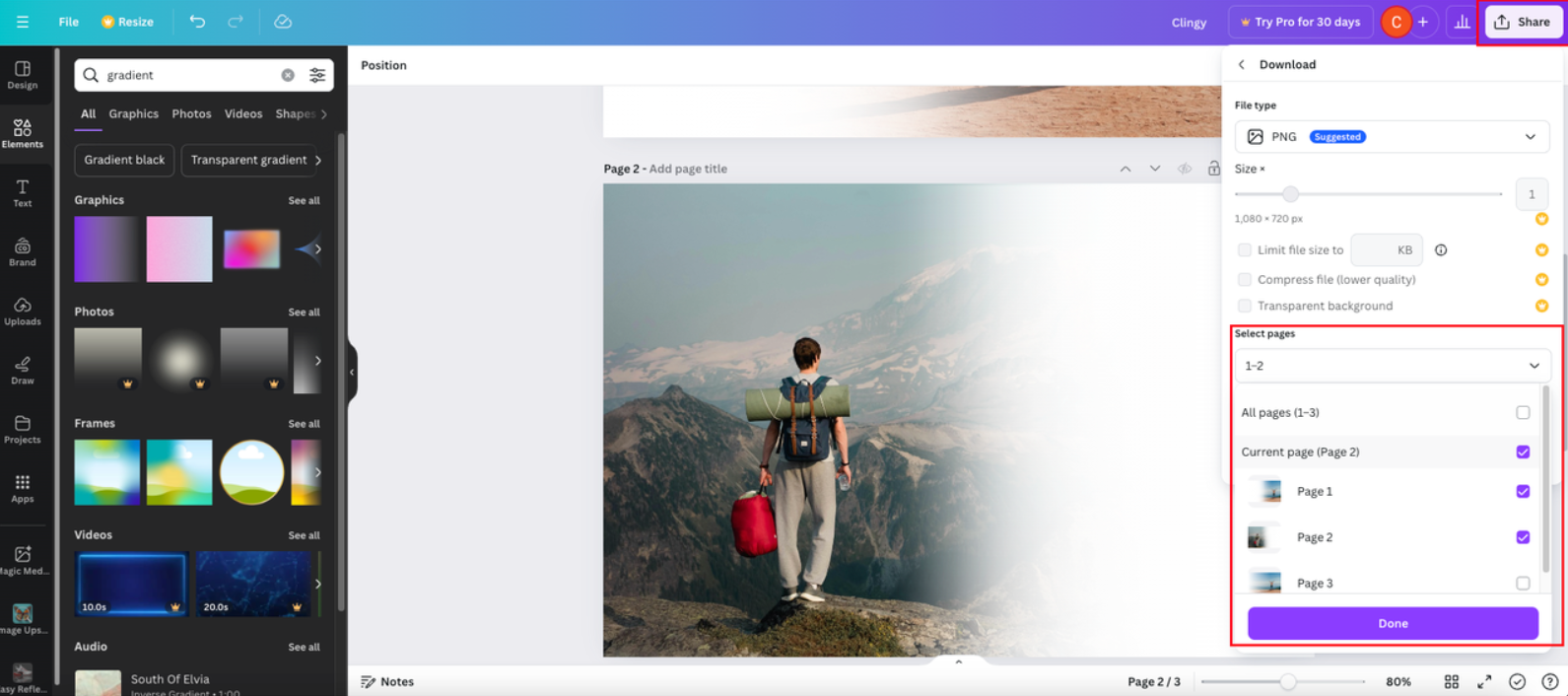 blend two photos together with Canva