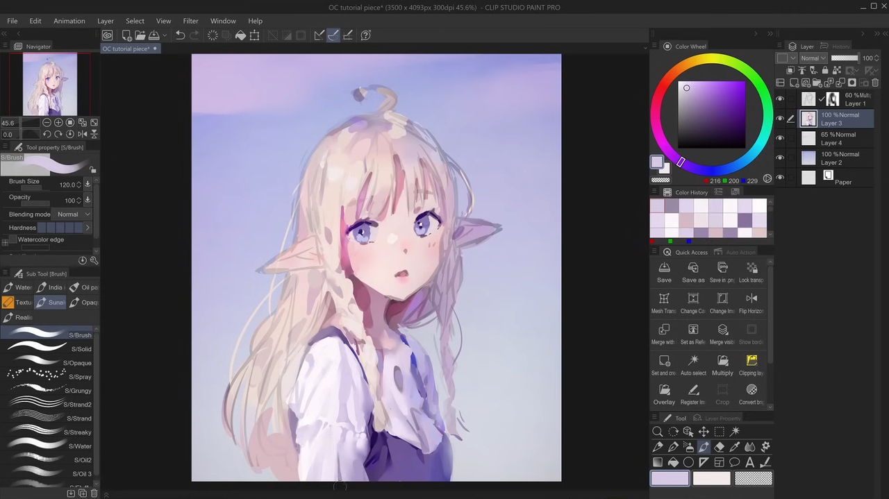 Drawing AI anime art